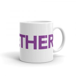TOGETHER White glossy mug