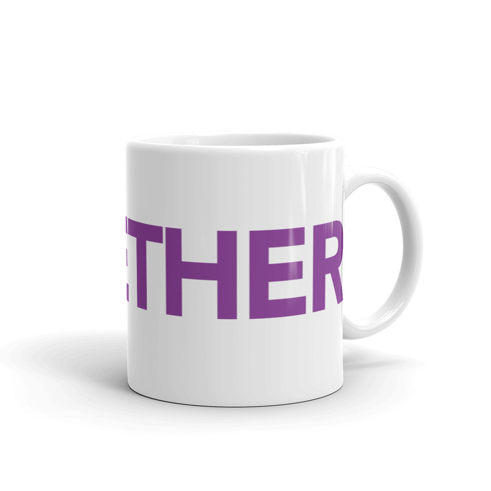 TOGETHER White glossy mug
