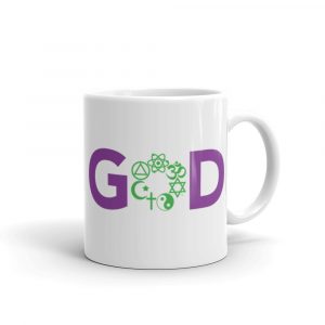 GOD AllWays White glossy mug