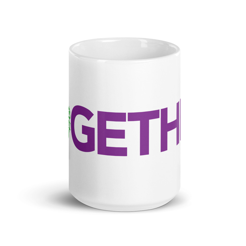 TOGETHER White glossy mug - Image 6