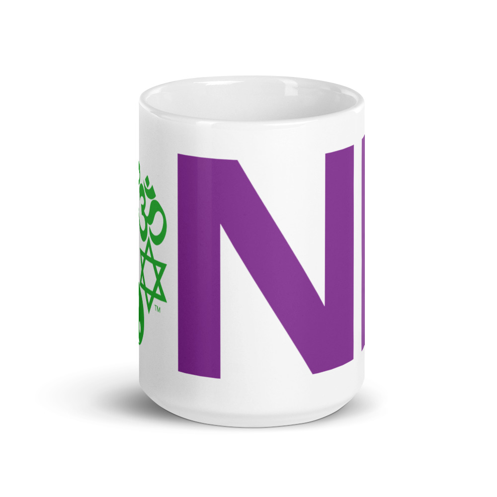 ONE White glossy mug - Image 6