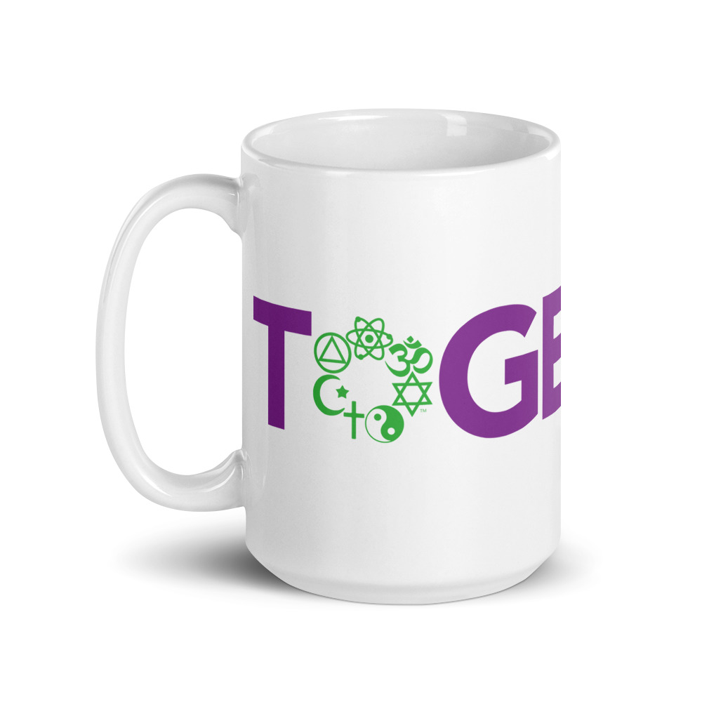 TOGETHER White glossy mug - Image 5