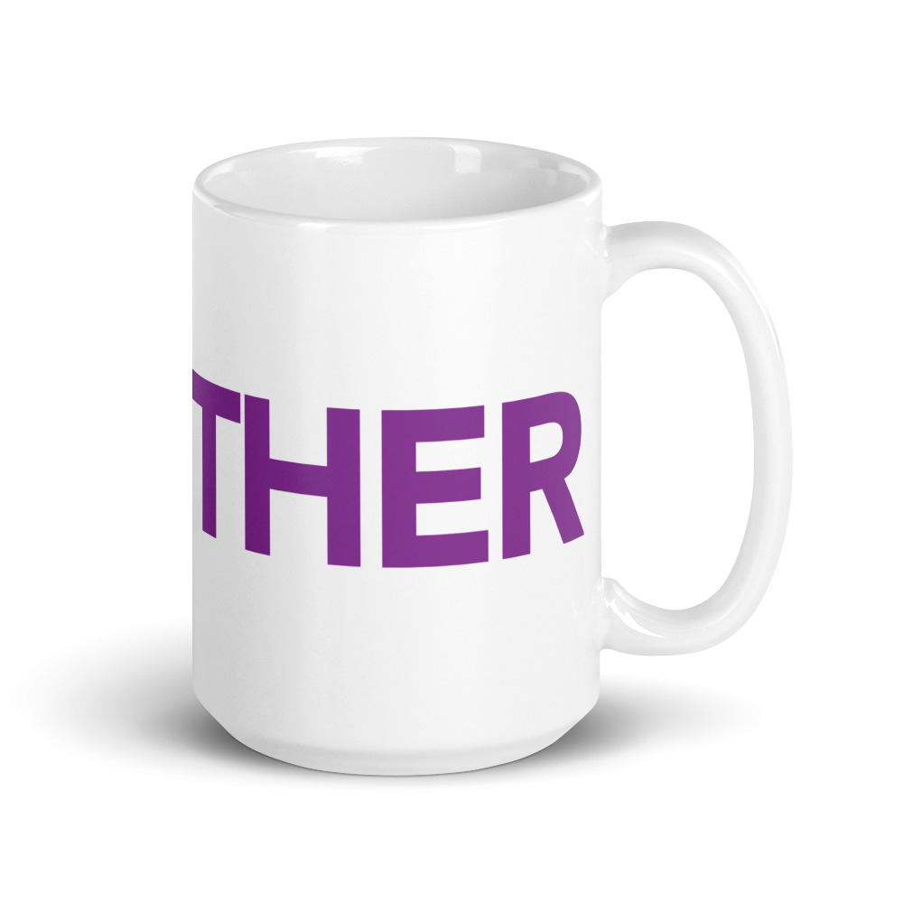 TOGETHER White glossy mug - Image 4