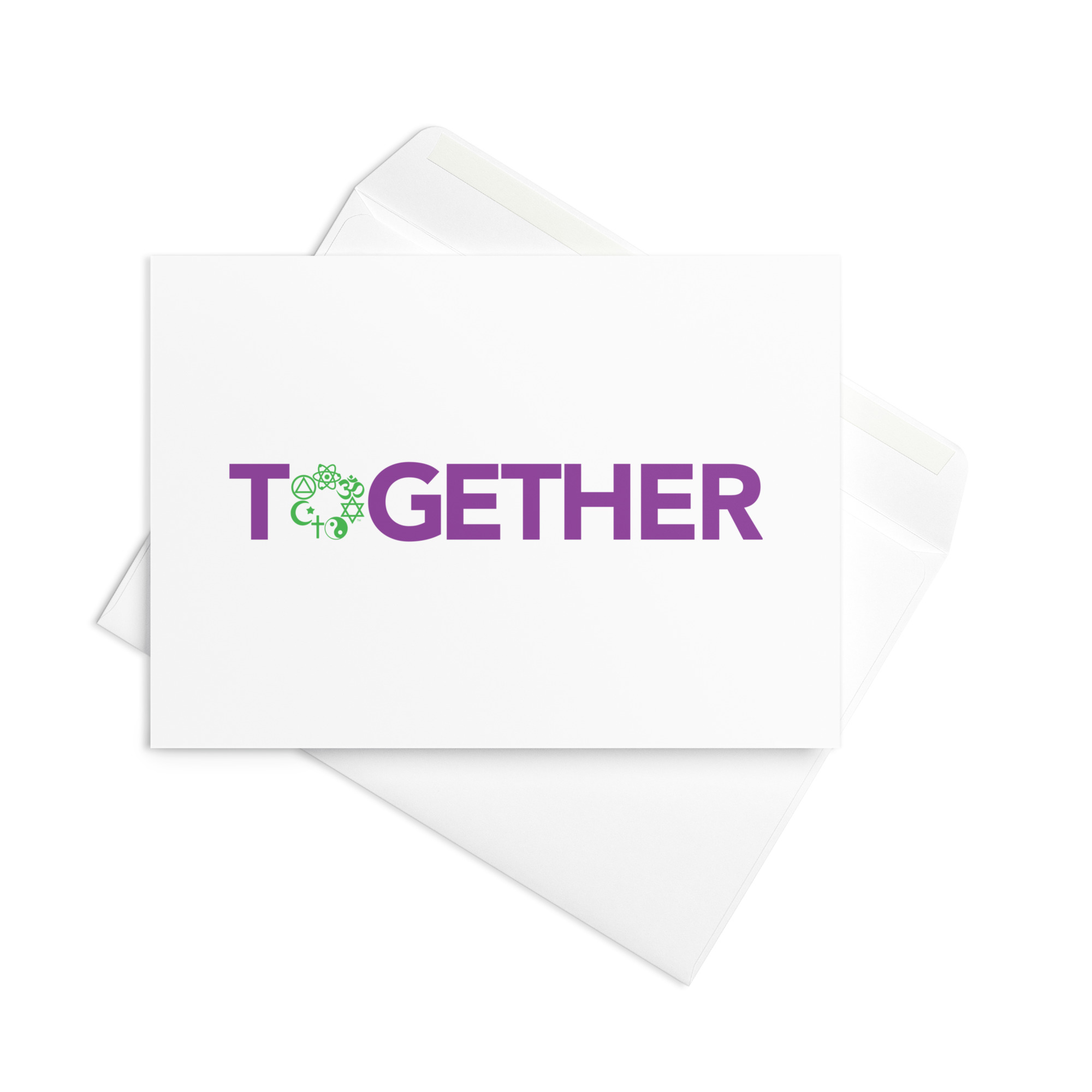 TOGETHER Greeting card