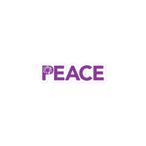 PEACE Bubble-free stickers