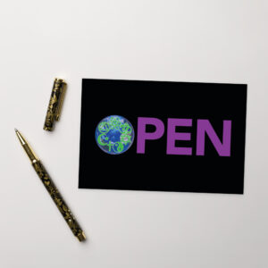OPEN World Standard Postcard