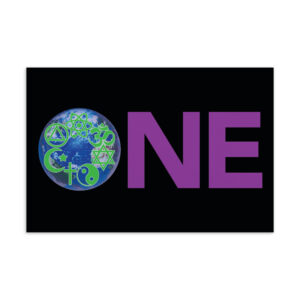 ONE World Standard Postcard