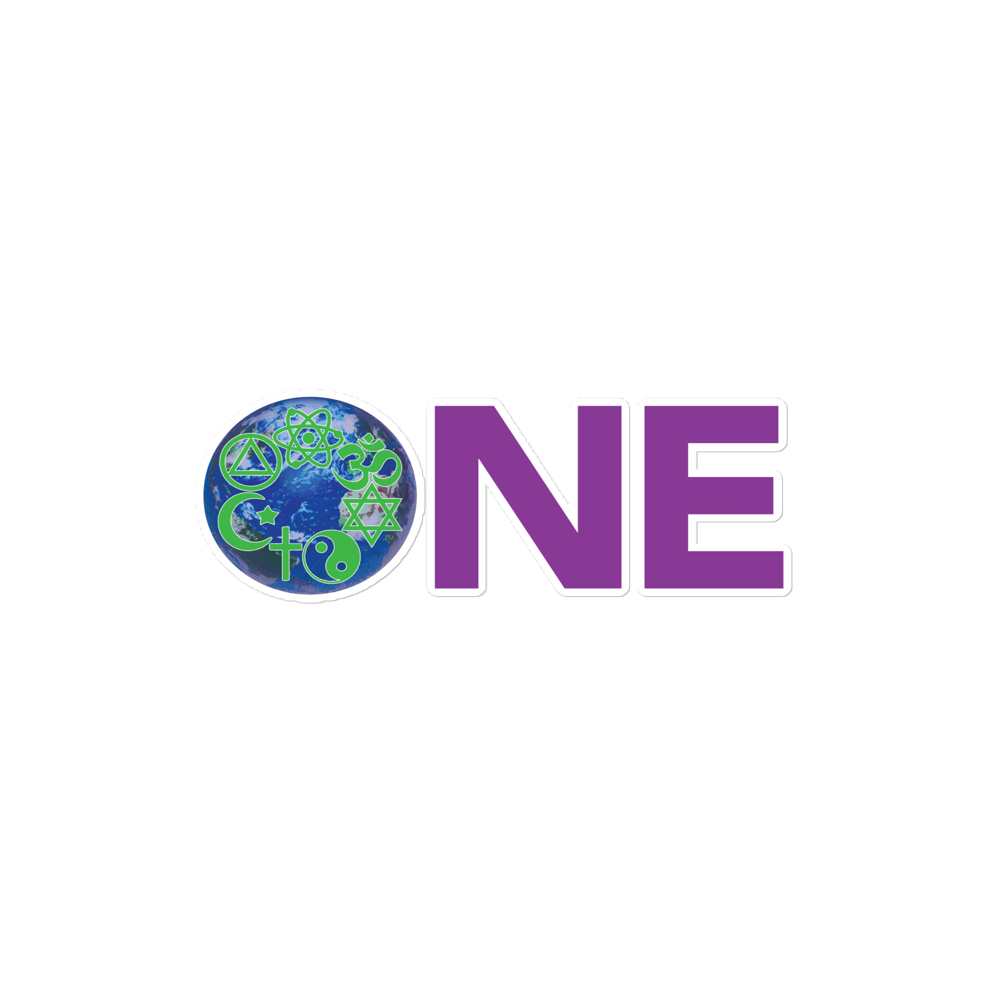 ONE World Bubble-free stickers - Image 4