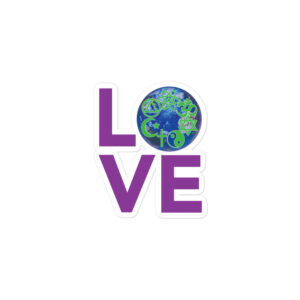 LOVE World Bubble-free stickers