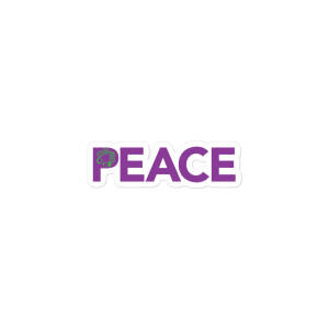 PEACE Bubble-free stickers