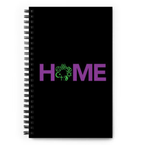 HOME Spiral notebook