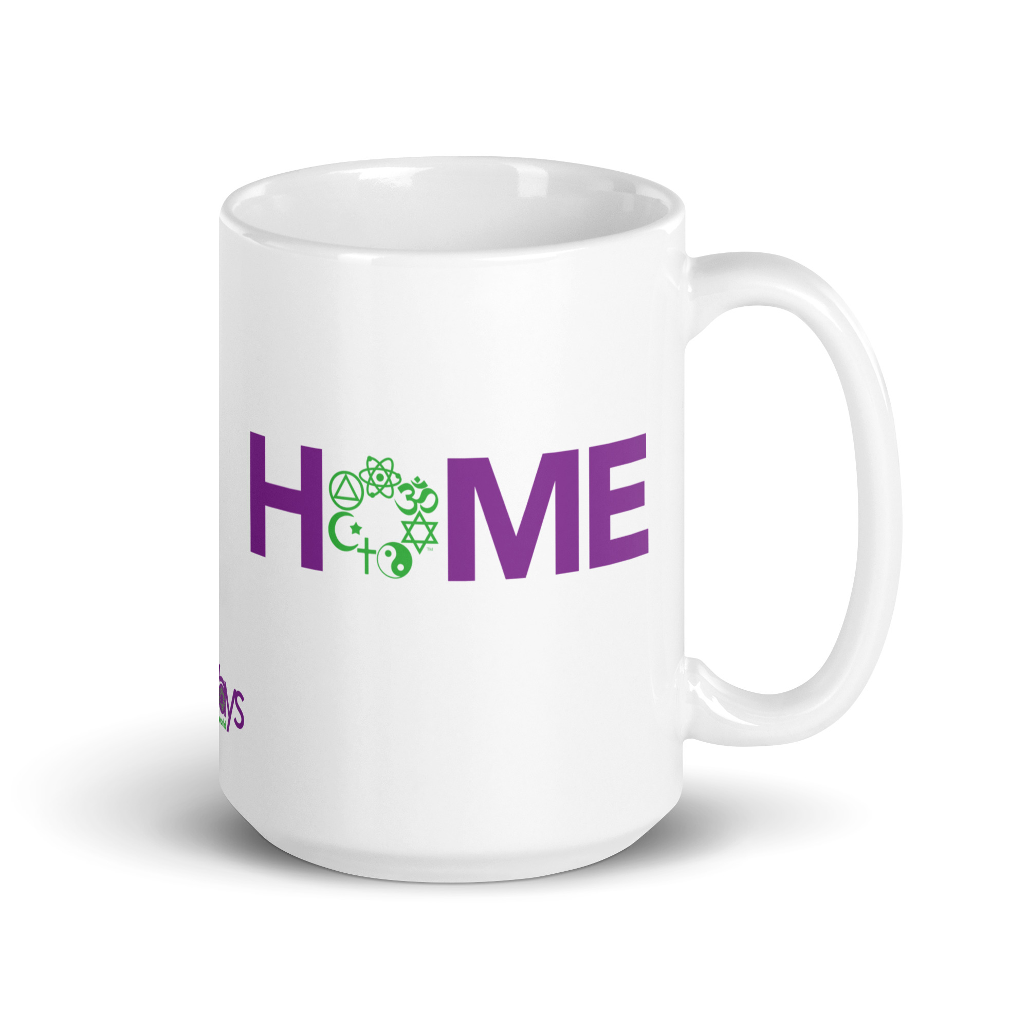 HOME AllWays White glossy mug - Image 8