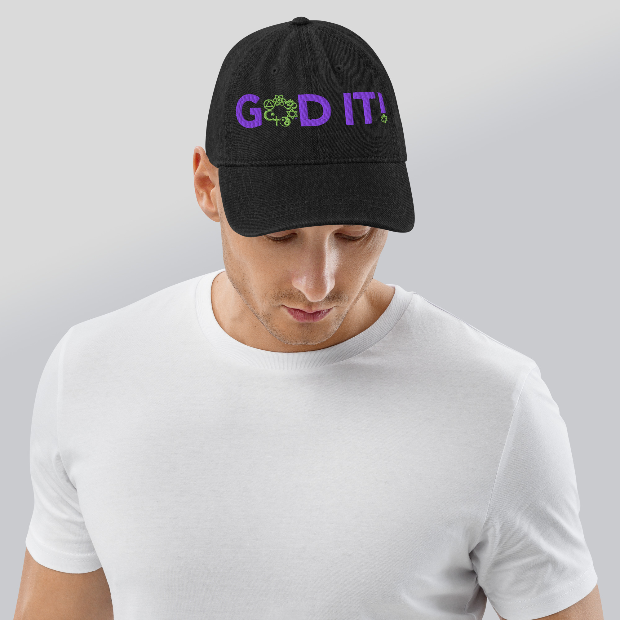 GOD IT! Denim Hat - Image 2